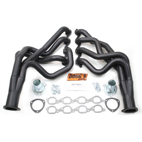Doug's Headers D321-B 2 1/8 4-Tube Full Length Header Hi-Temp Black Coating