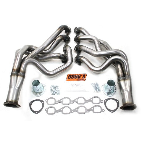 Doug's Headers D321-R 2 1/8 4-Tube Full Length Header Raw Steel