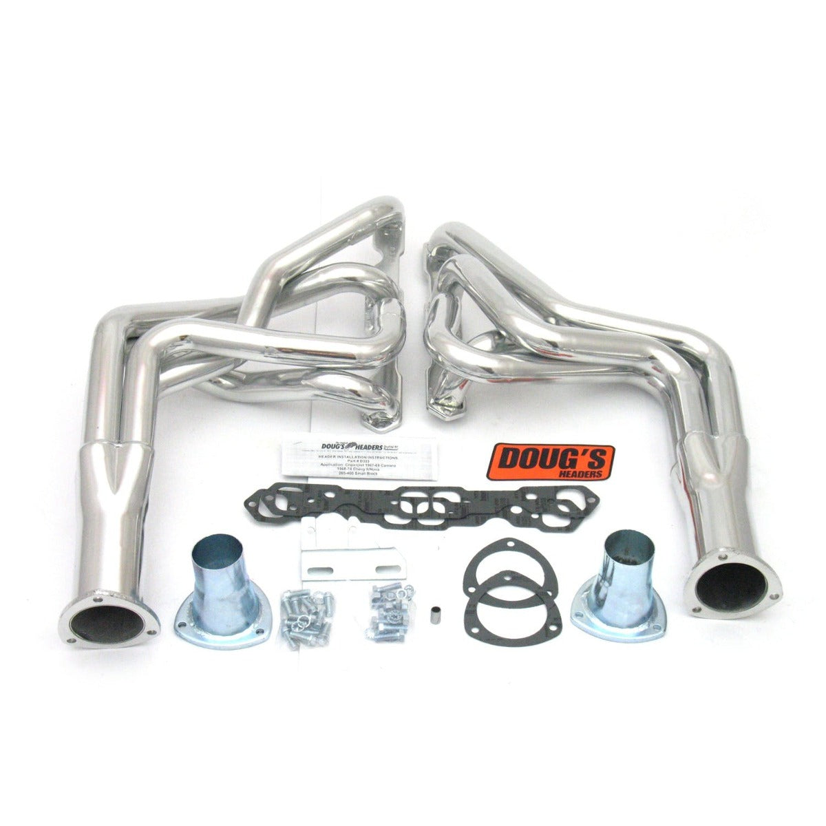 Doug's Headers D323 1 7/8 4-Tube Full Length Header Metallic Ceramic Coating