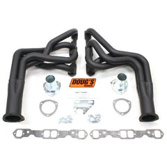 Doug's Headers D323-B 1 7/8 4-Tube Full Length Header Hi-Temp Black Coating