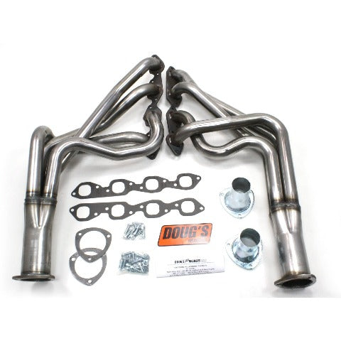 Doug's Headers D328-R 1 7/8 4-Tube Full Length Header Raw Steel