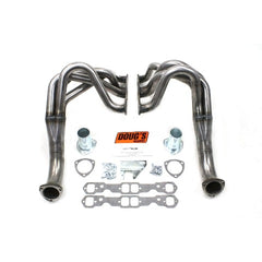 Doug's Headers D329-R 1 3/4 4-Tube Full Length Header Raw Steel