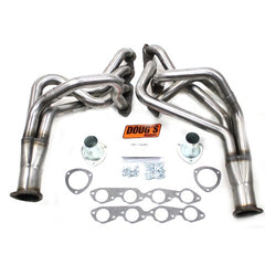 Doug's Headers D331-R 2 1/8 4-Tube Full Length Header Raw Steel