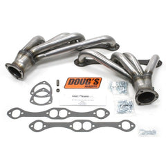 Doug's Headers D3320-R 1 5/8 4-Tube Shorty Header Raw Steel