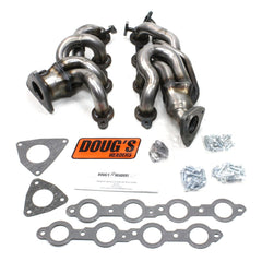 Doug's Headers D3327-R 1 5/8 4-Tube Manifold Replacement Header Raw Steel