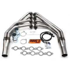 Doug's Headers D3337-R 1 3/4 4-Tube Full Length Header Raw Steel