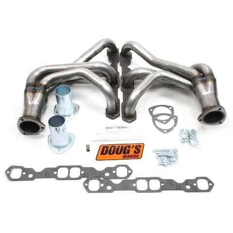 Doug's Headers D334-R 1 3/4 4-Tube Full Length Header Raw Steel;