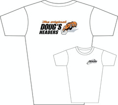 Doug's Headers D3343 1 3/4 4-Tube Shorty Header Metallic Ceramic Coating