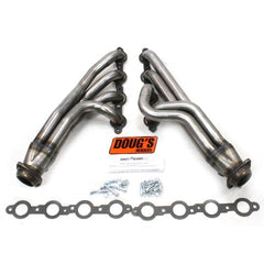Doug's Headers D335-R 1 3/4 4-Tube Shorty Header Raw Steel