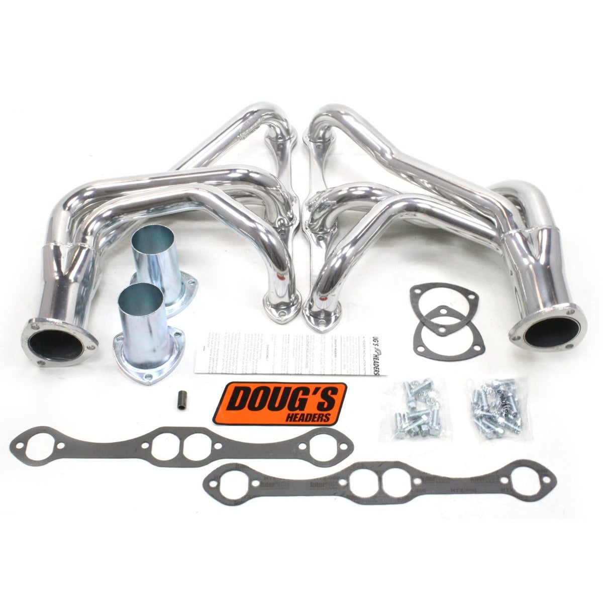 Doug's Headers D350 1 5/8 4-Tube Full Length Header Metallic Ceramic Coating