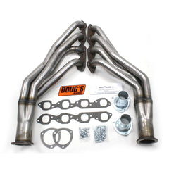 Doug's Headers D354-R 2 4-Tube Full Length Header Raw Steel