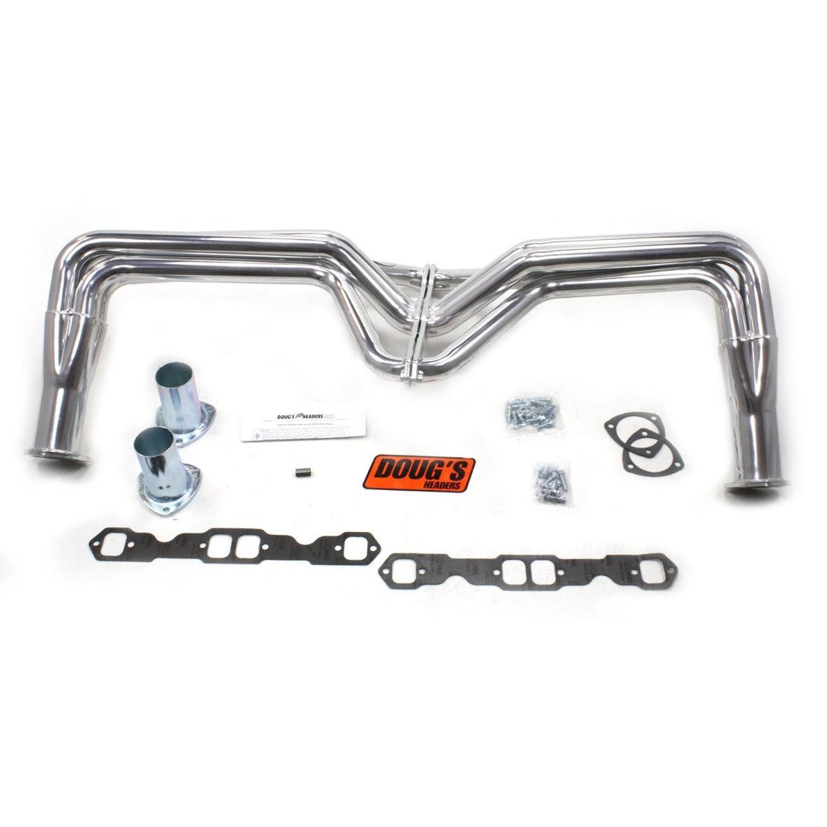 Doug's Headers D355 1 3/4 4-Tube Full Length Fenderwell Header Metallic Ceramic Coating