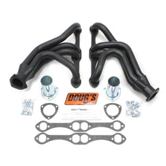 Doug's Headers D356-B 1 5/8 4-Tube Shorty Header Hi-Temp Black Coating