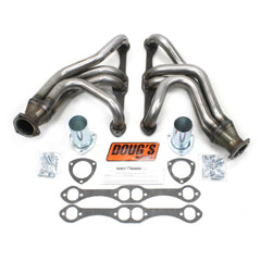 Doug's Headers D356-R 1 5/8 4-Tube Shorty Header Raw Steel