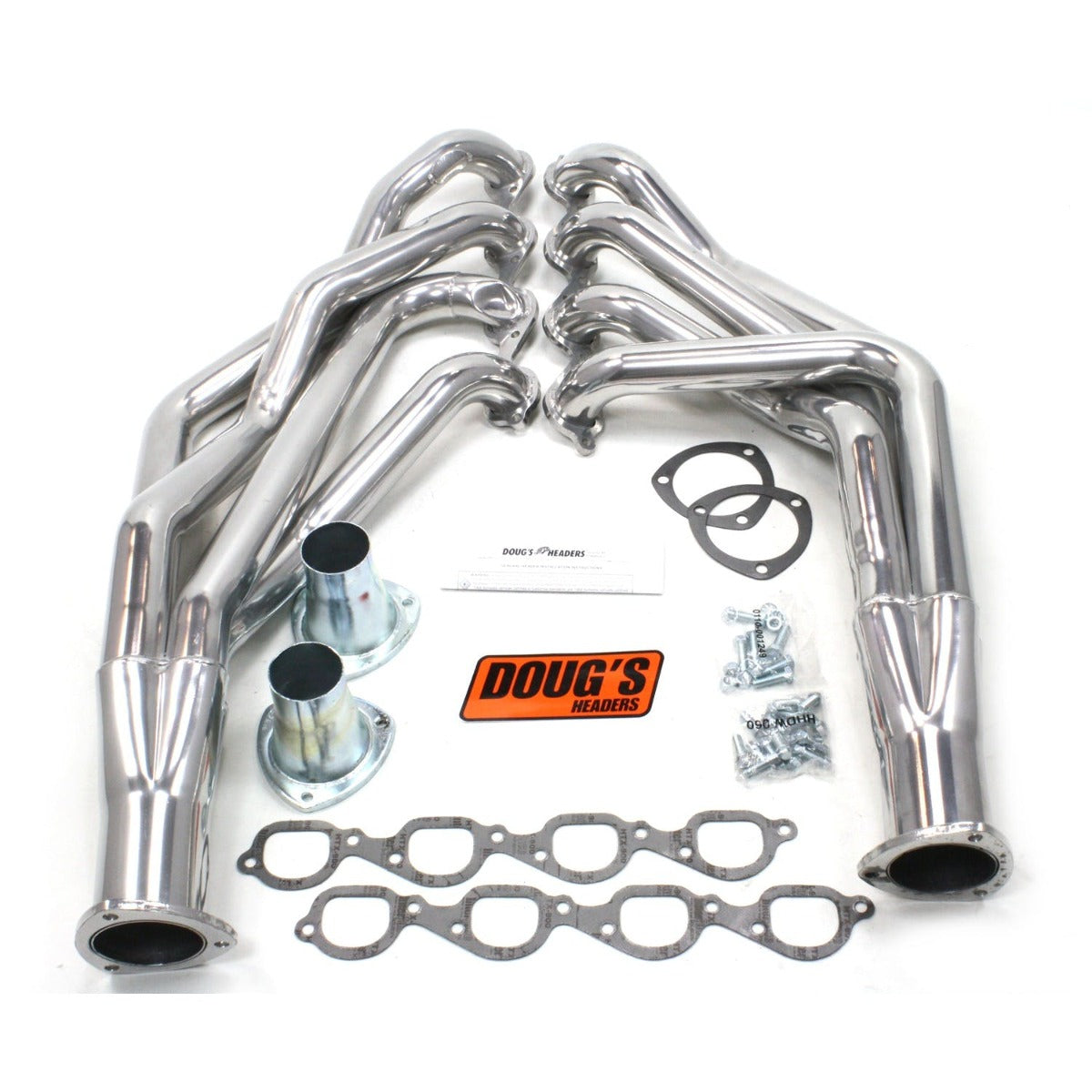 Doug's Headers D359 2 1/8 4-Tube Full Length Header Metallic Ceramic Coating