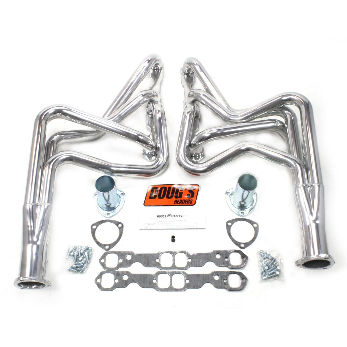 Doug's Headers D369 1 3/4 4-Tube Full Length Header Metallic Ceramic Coating