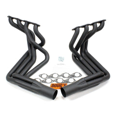 Doug's Headers D381-B 2 1/8 4-Tube Full Length Header Sidemount Hi-Temp Black Coating