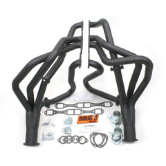Doug's Headers D440-B 2 4-Tube Full Length Header Hi-Temp Black Coating