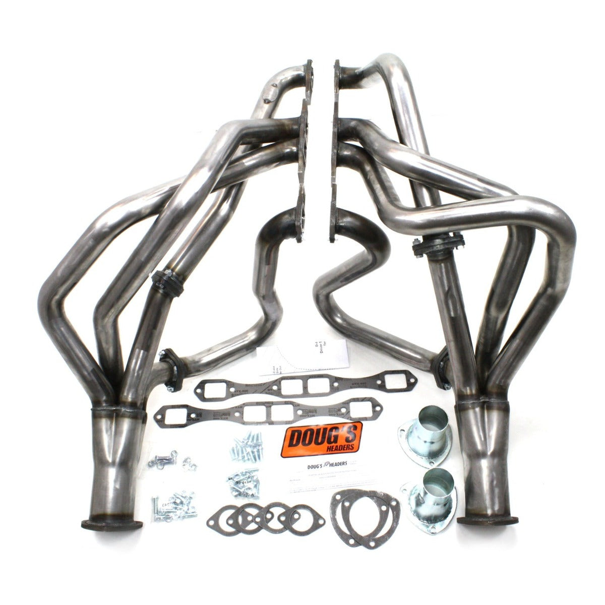 Doug's Headers D440-R 2 4-Tube Full Length Header Raw Steel