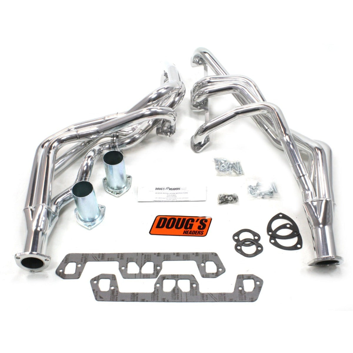 Doug's Headers D450 1 5/8 4-Tube Full Length Header Metallic Ceramic Coating