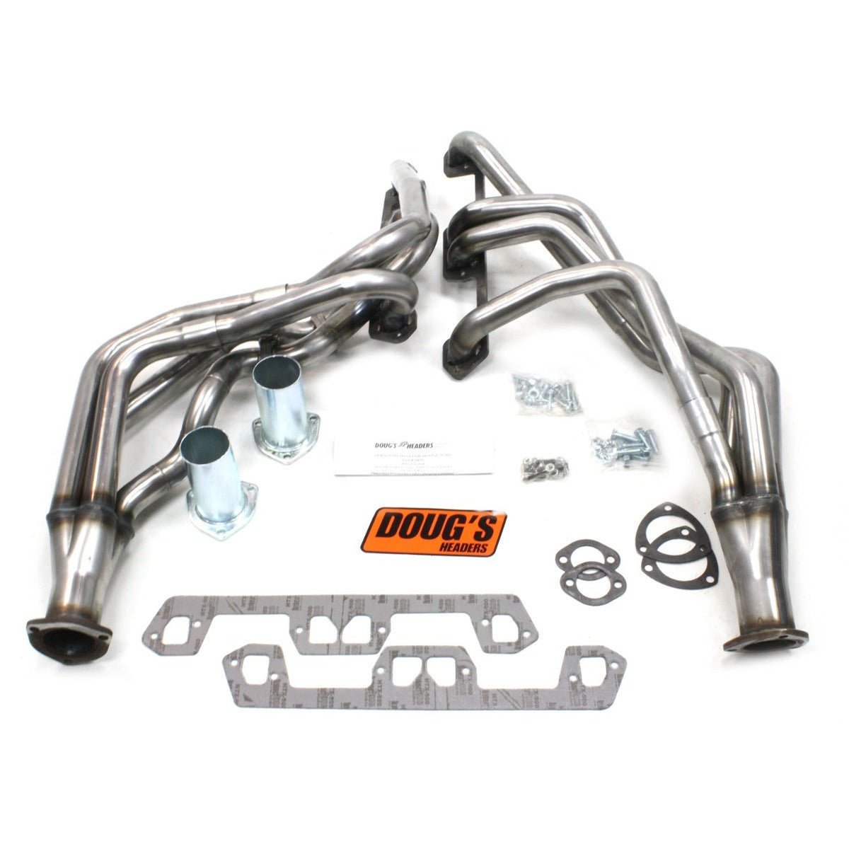 Doug's Headers D450-R 1 5/8 4-Tube Full Length Header Raw Steel