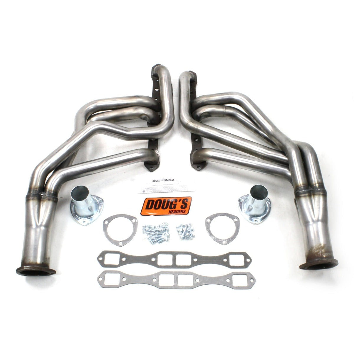 Doug's Headers D452-R 2 4-Tube Full Length Header Raw Steel