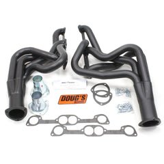 Doug's Headers D522-B 2 4-Tube Full Length Header Hi-Temp Black Coating