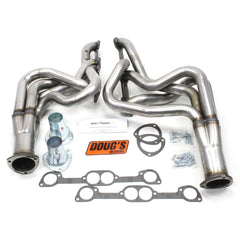 Doug's Headers D522-R 2 4-Tube Full Length Header Raw Steel
