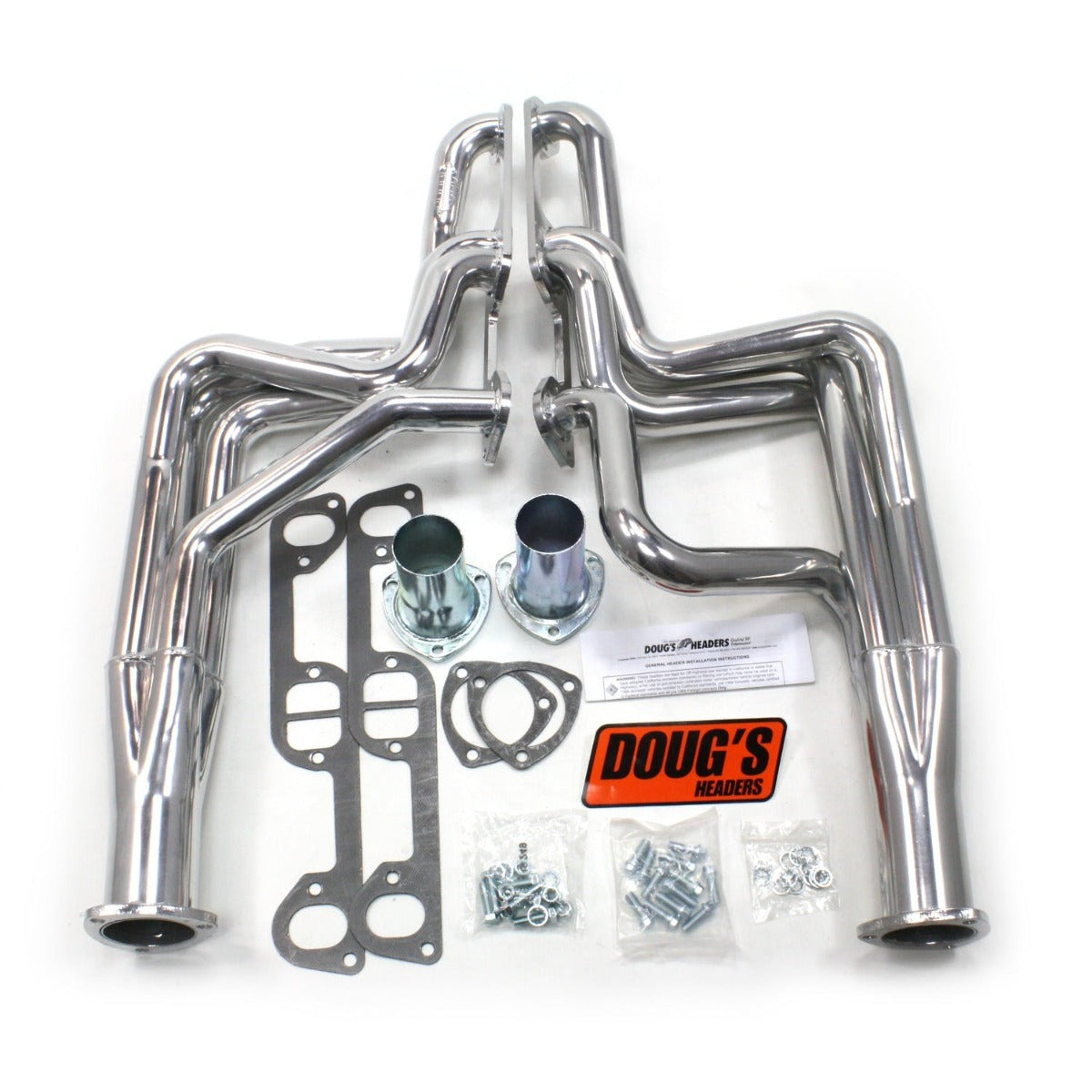 Doug's Headers D564 1 3/4 4-Tube Full Length Header Metallic Ceramic Coating