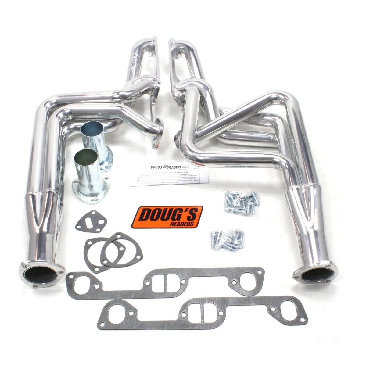 Doug's Headers D570 1 3/4 4-Tube Full Length Header Metallic Ceramic Coating