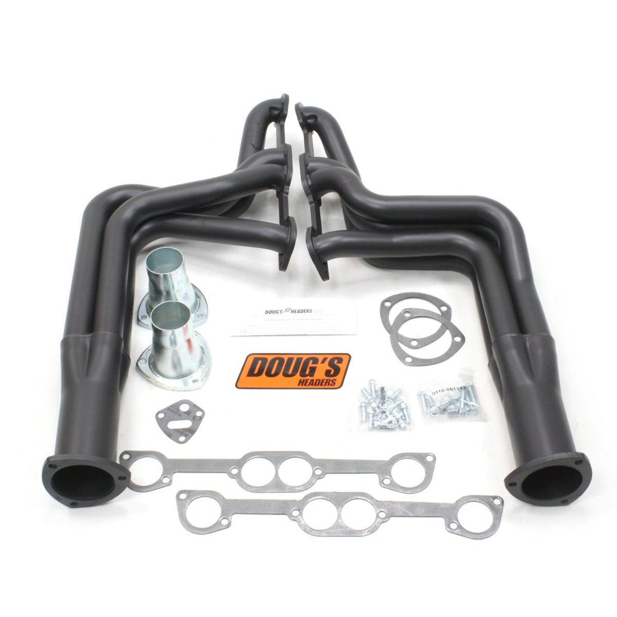 Doug's Headers D581-B 1 7/8 4-Tube Full Length Header Hi-Temp Black Coating