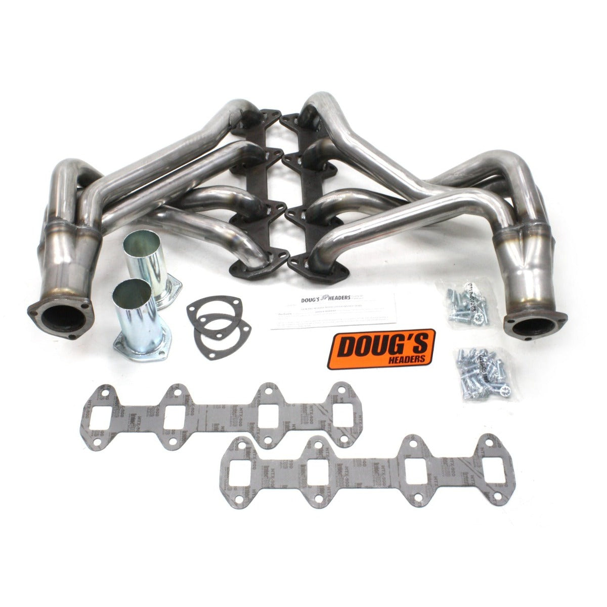 Doug's Headers D603-R 1 3/4 4-Tube Full Length Header Raw Steel