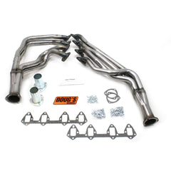 Doug's Headers D625-R 1 3/4 4-Tube Full Length Header Raw Steel;