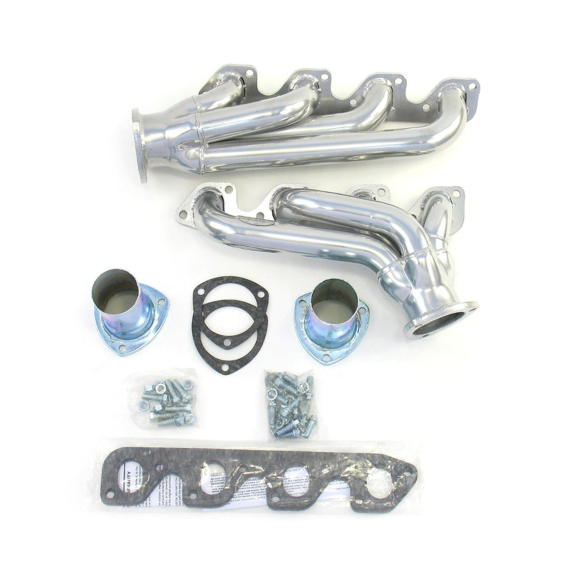 Doug's Headers D6512 1 3/4 4-Tube Shorty Header Metallic Ceramic Coating