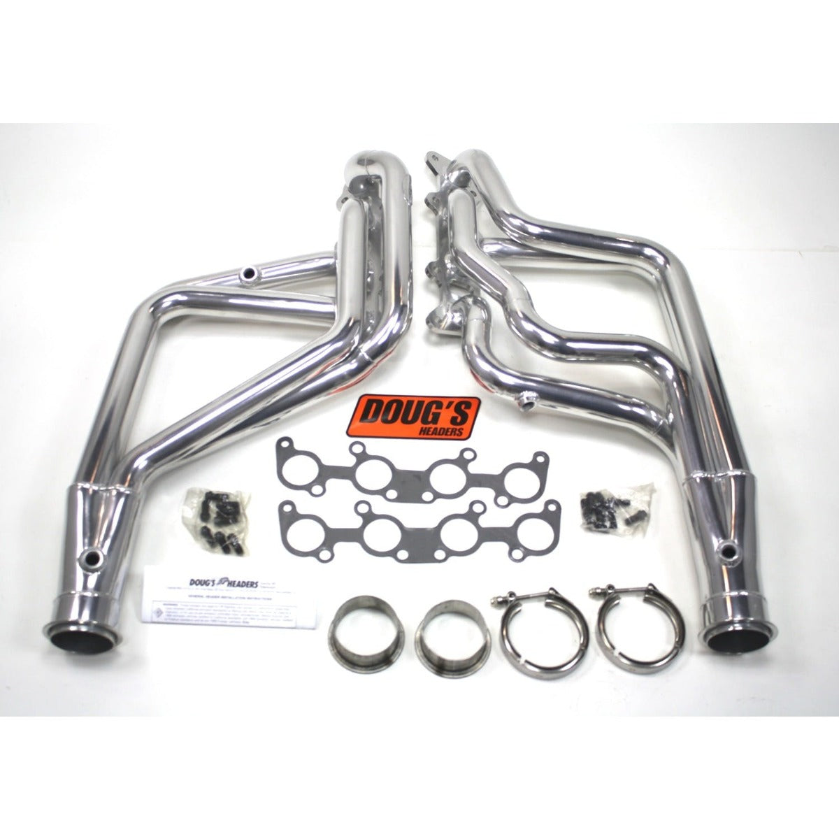Doug's Headers D6652 1 3/4 4-Tube Full Length Header Metallic Ceramic Coating