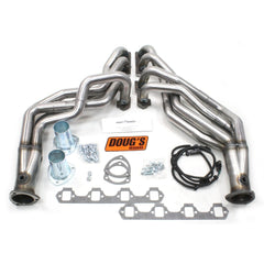 Doug's Headers D6671-R 1 3/4 4-Tube Full Length Header Raw Steel
