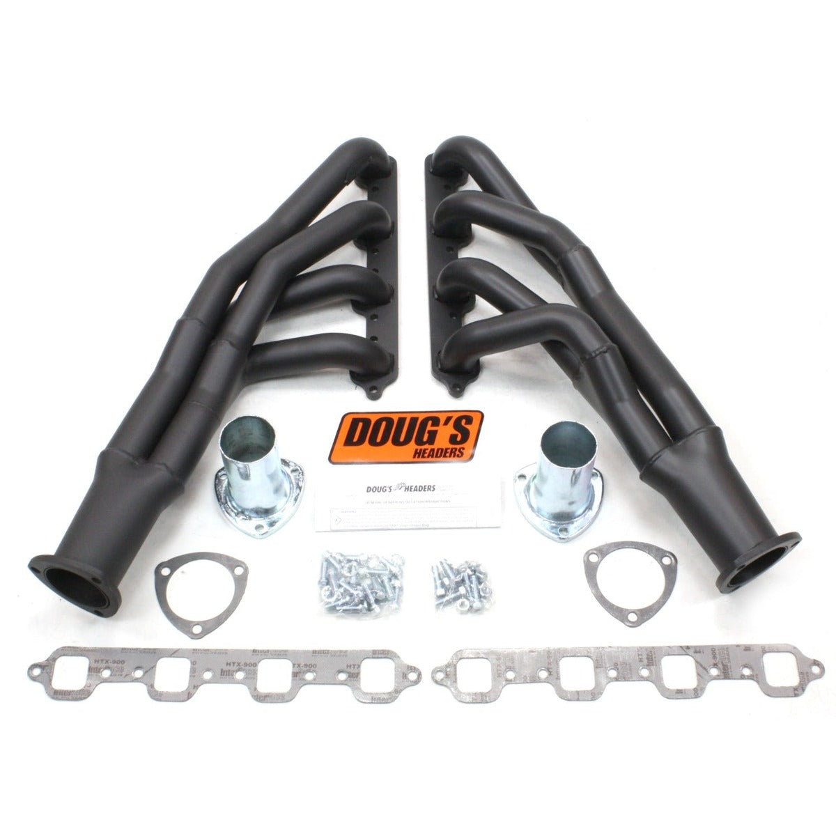 Doug's Headers D669Y-1B 1 3/4 Tri-Y Header Hi-Temp Black Coating