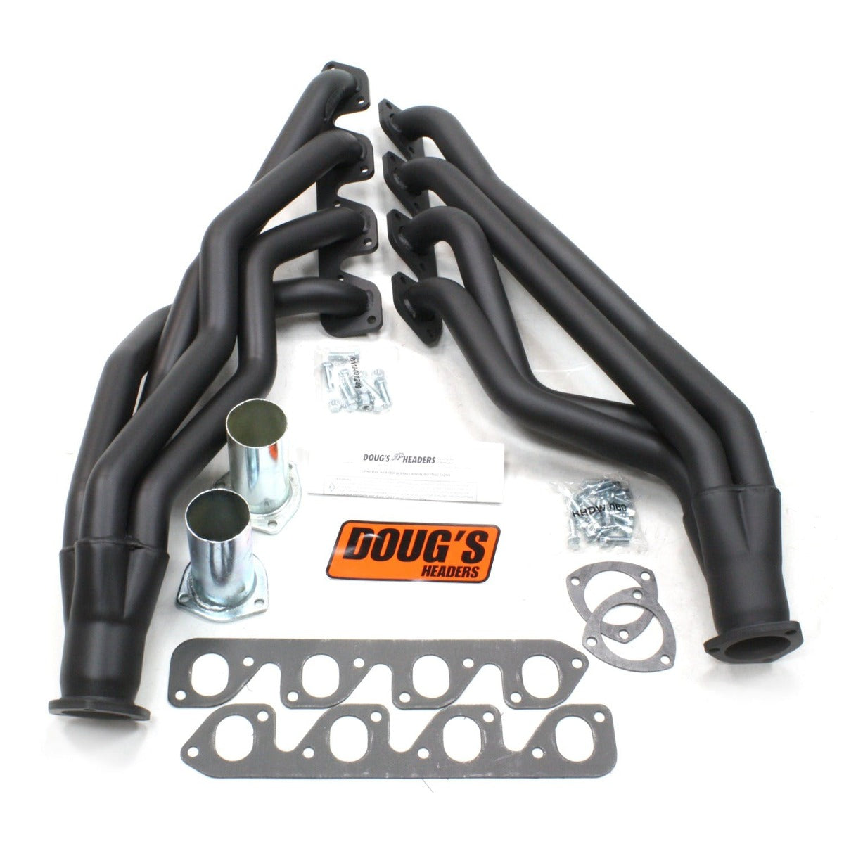 Doug's Headers D670A2-B 1 3/4 4-Tube Full Length Header Hi-Temp Black Coating