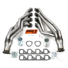 Doug's Headers D670A4-R 1 3/4 4-Tube Full Length Header Raw Steel