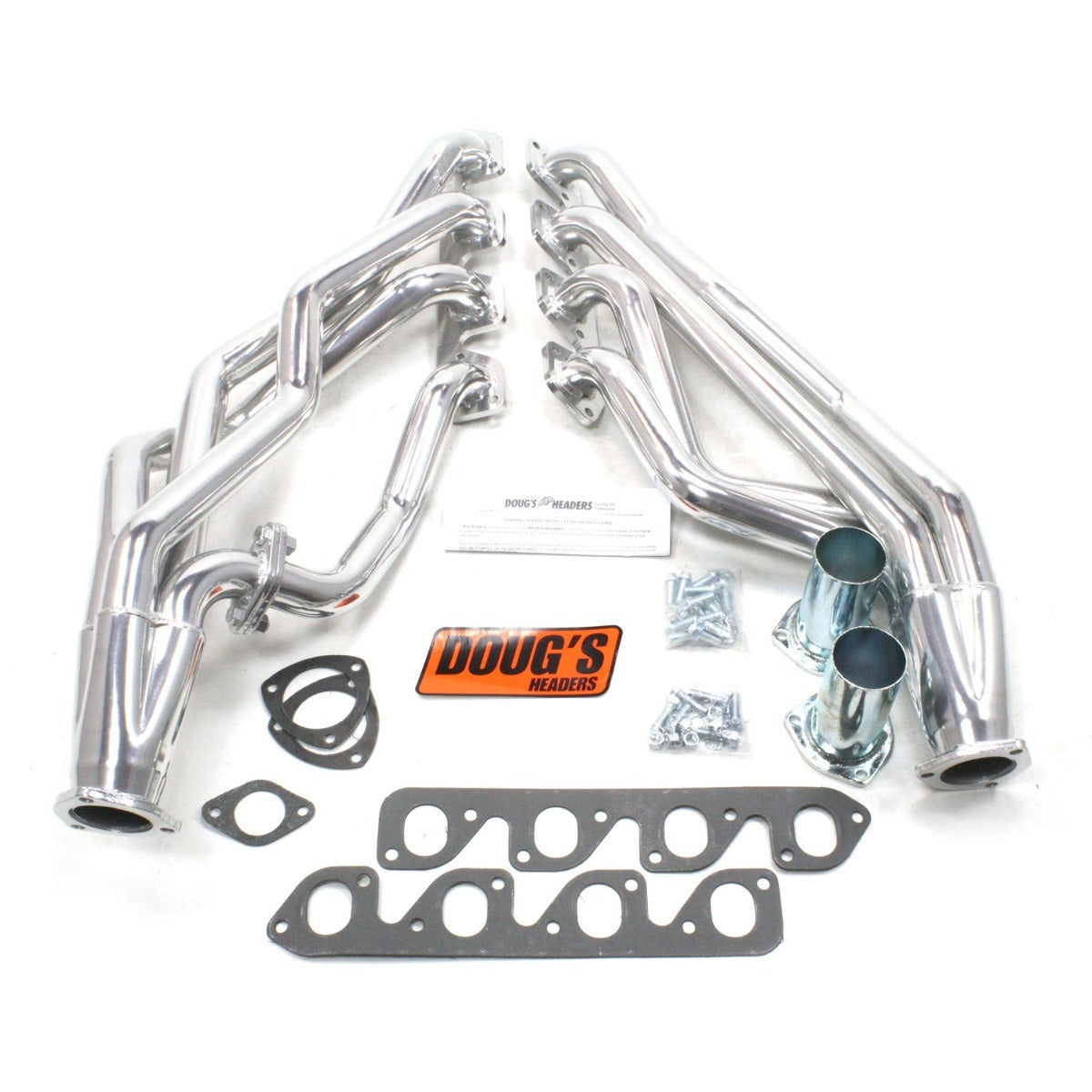 Doug's Headers D670S2 1 3/4 4-Tube Full Length Header Metallic Ceramic Coating