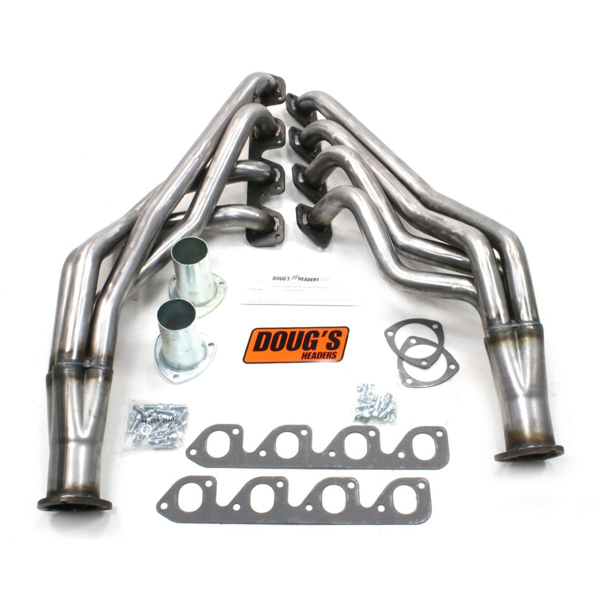 Doug's Headers D6712-R 1 3/4 4-Tube Full Length Header Raw Steel