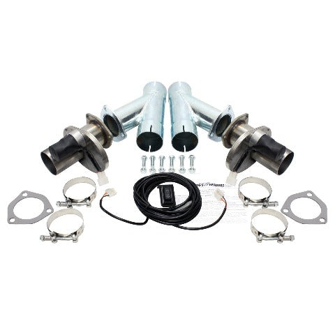 Doug's Headers DEC250AK Electric Cut-Out 2 1/2 Pair with Hook-Up Kit