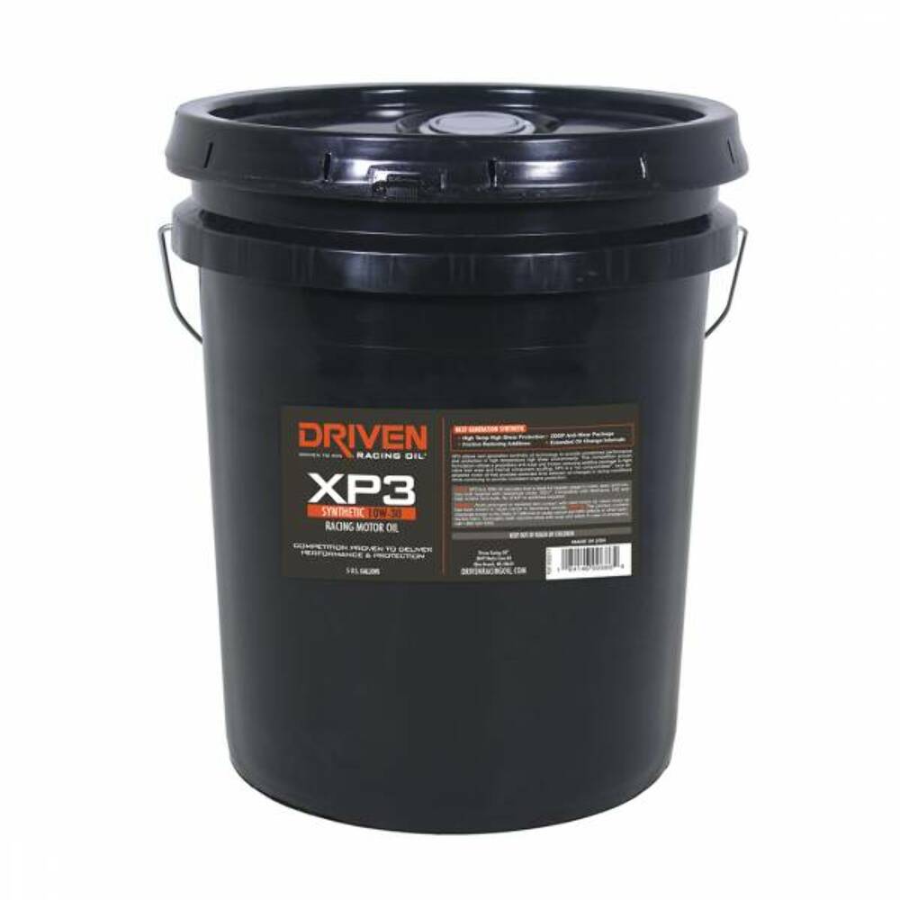 Driven Racing Oil 00317 XP3 5 Gallon Pail (10w-30)