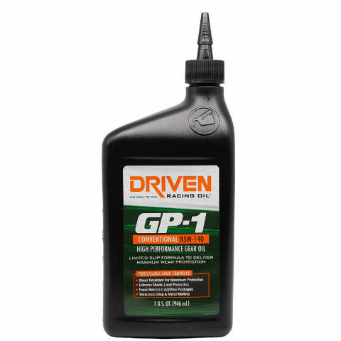 Driven Racing Oil 19140 GP-1 85W-140 Conv Gear Oil, Quart