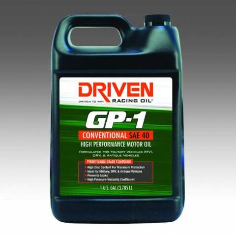 Driven Racing Oil 19416 GP-1 Conventional Blend SAE40 1 Gallon