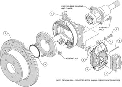 Wilwood Forged Dynalite Rear Parking Brake Kit 140-7149-DR