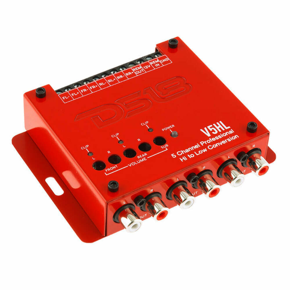 DS18 Hi/Lo Converter 5-Channel with 12 Volt Trigger Output V5HL