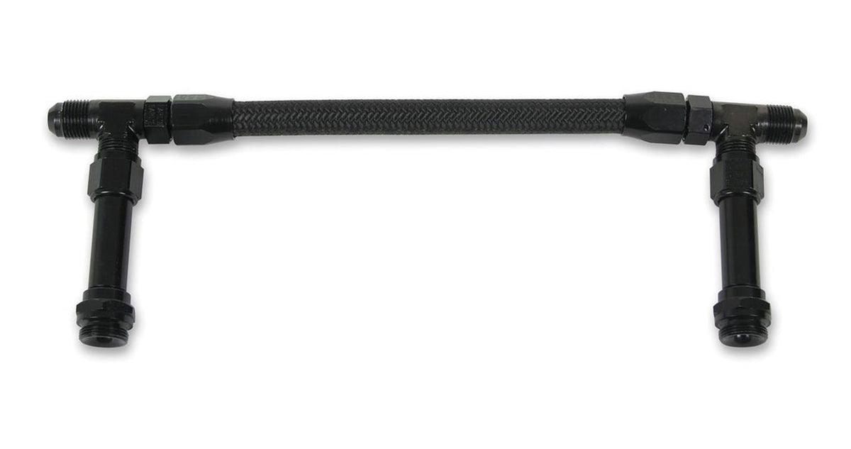 Earl's Performance Plumbing AT101296ERL -8 BLACK/PRO-LITE DUAL FEED -4151