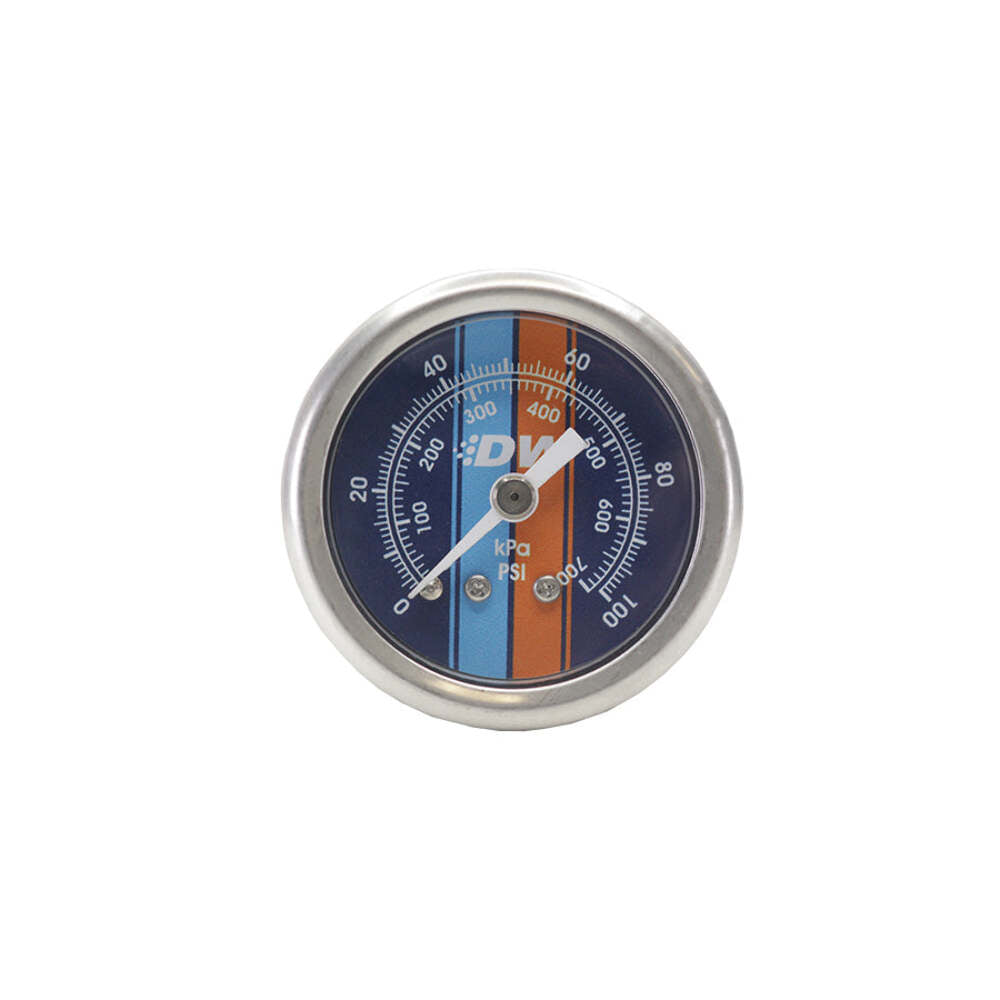 DeatschWerks Fuel Pressure Gauge - Blue Face with DW Logo 6-01-G2