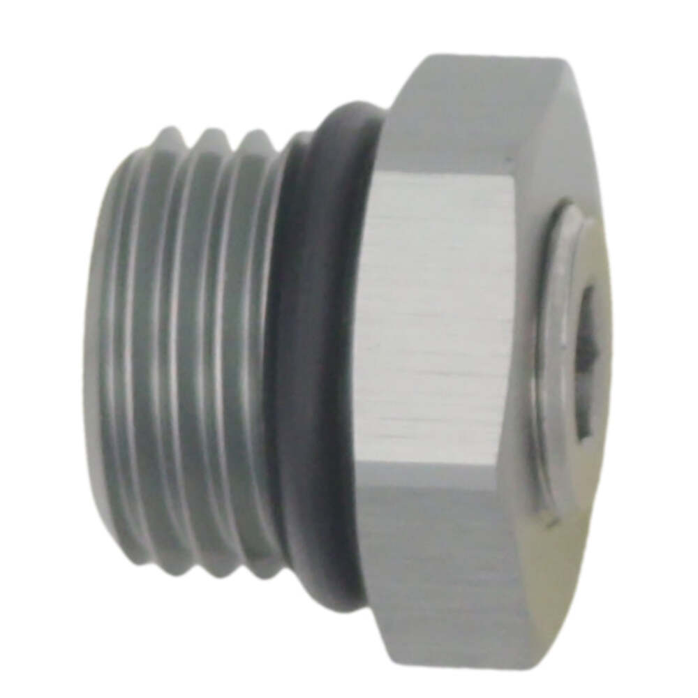 DeatschWerks 6AN ORB Plug Fitting with 1/8" NPT Port 6-02-0730